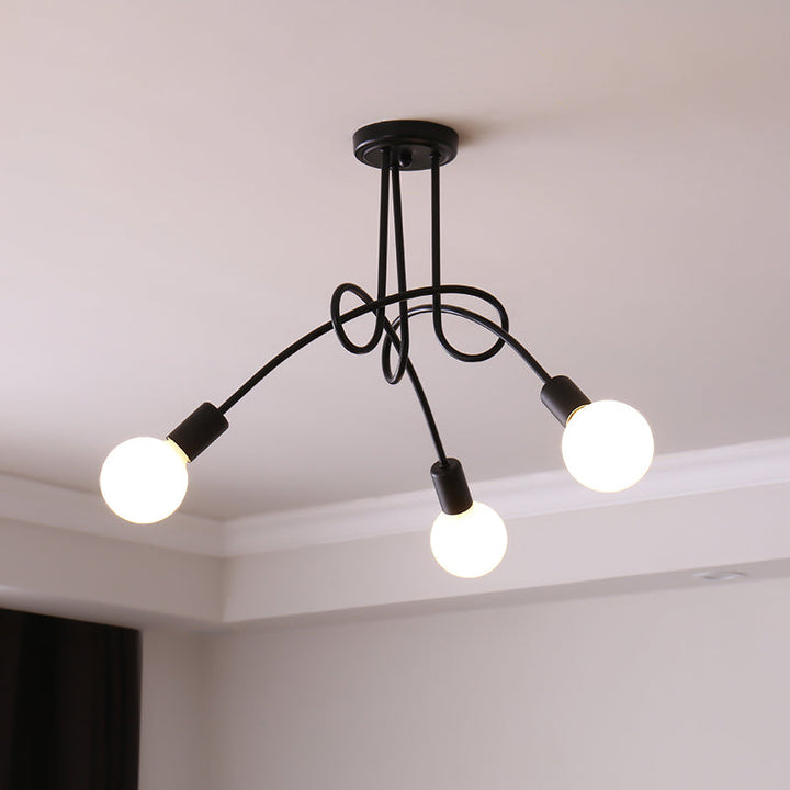 Oasis Lampe De Plafond Sputnik Métal Verre Art Unique - Neutralighting