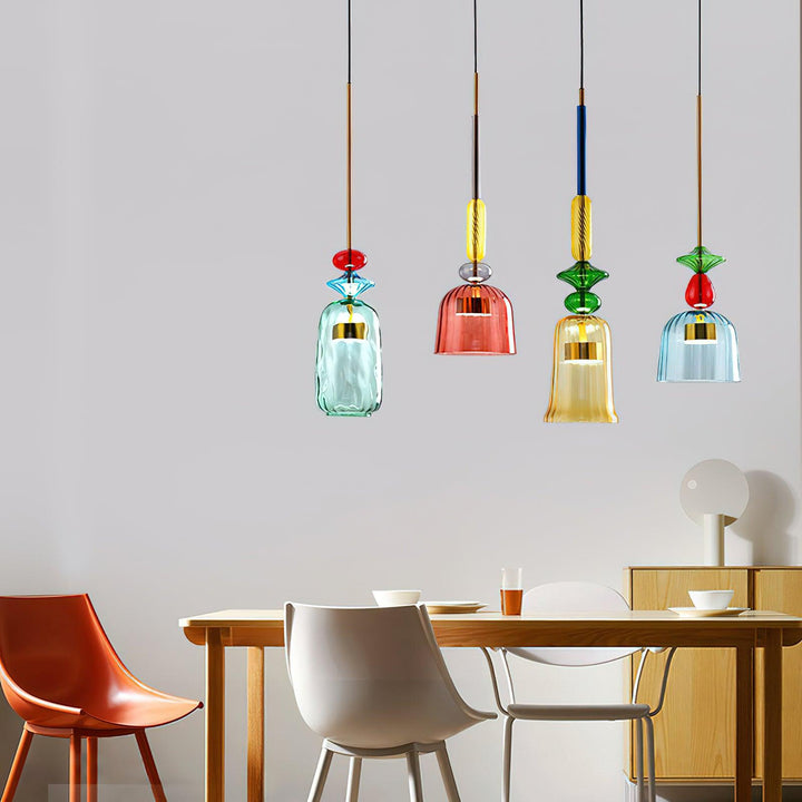 Muse Suspension en Verre Bohémienne - Neutralighting