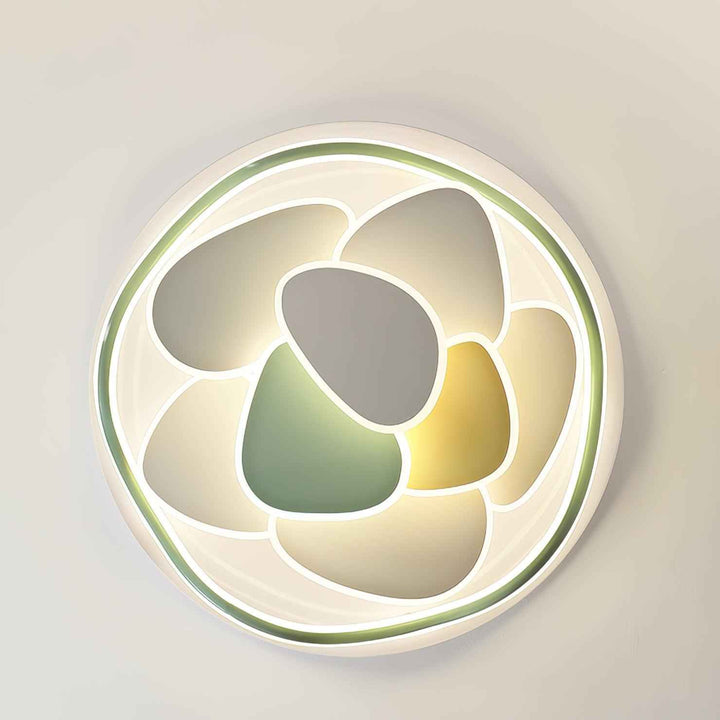 Lustra Acrylique 63cm Blanc LED