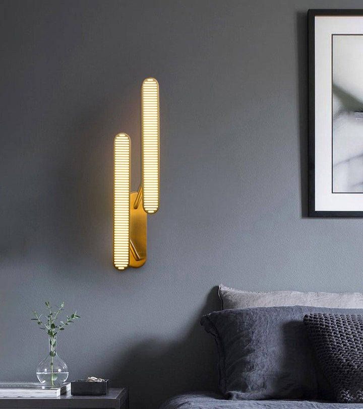 Lustra Lampe Murale en Laiton avec Grille Fendue - Neutralighting
