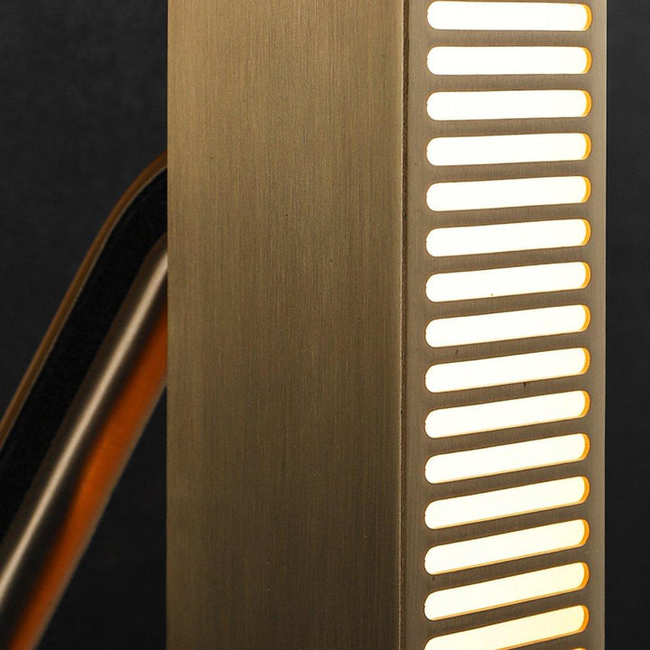 Lustra Lampe Murale en Laiton avec Grille Fendue - Neutralighting
