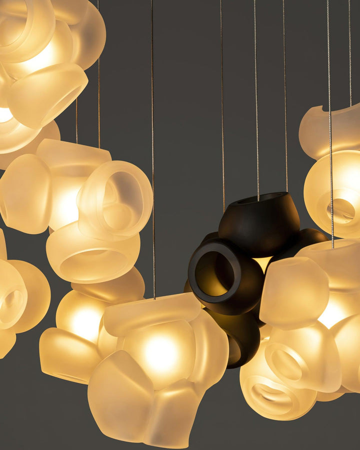 Zamarir Suspension en Verre Cluster de Bulles - Neutralighting