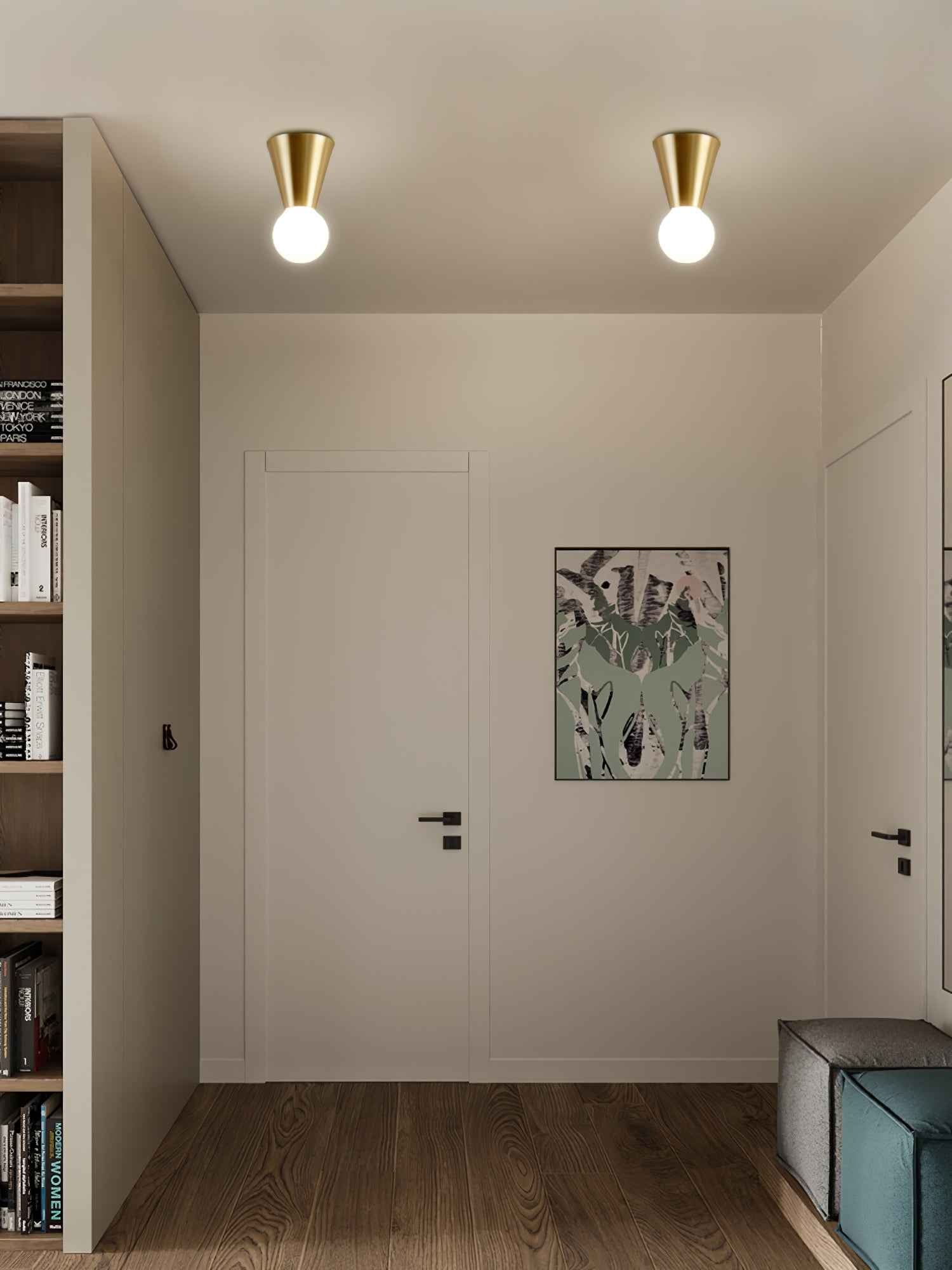Plafonnier Nycareth en Verre – Éclairage Plafonnier Moderne