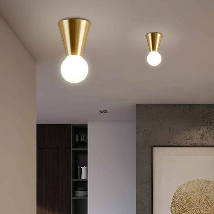 Plafonnier Nycareth en Verre – Éclairage Plafonnier Moderne