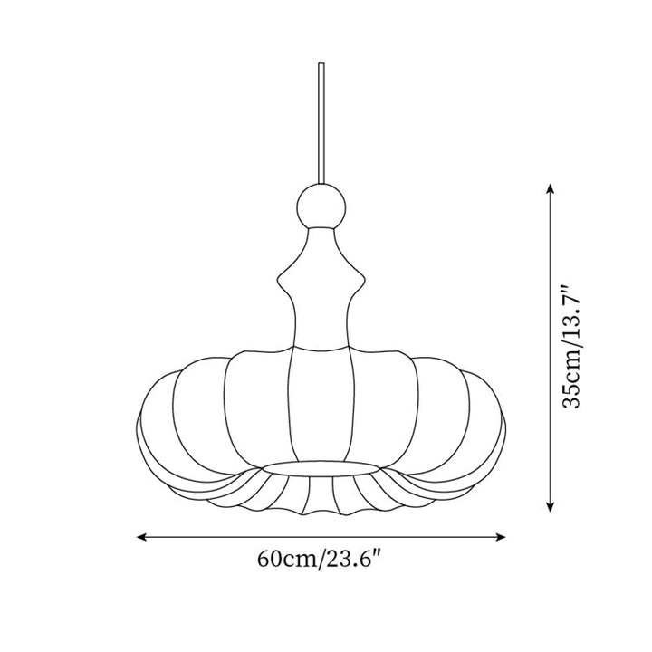 Coniko Suspension Organique Arrondi Minimaliste - Neutralighting