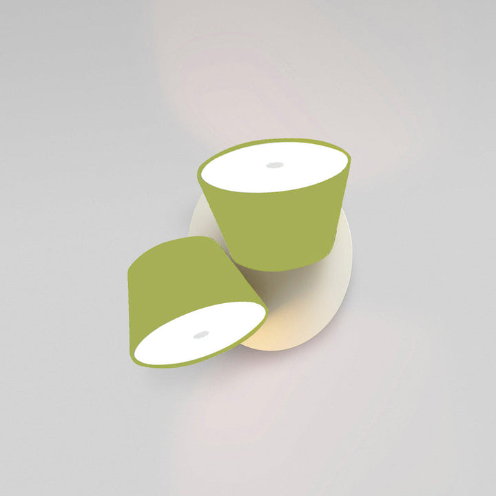 Fivra Lustra Applique Murale Double Abat-Jour - Neutralighting