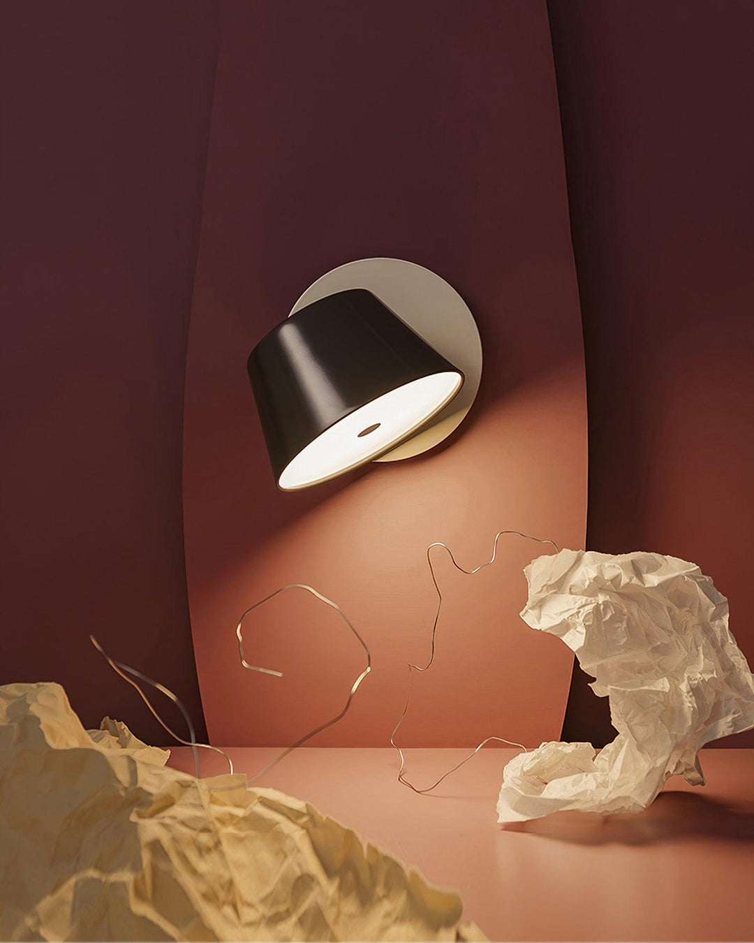 Fivra Lustra Applique Murale Double Abat-Jour - Neutralighting