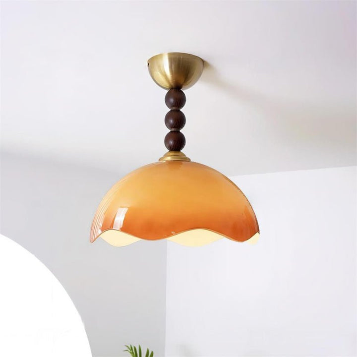 Syraeia Plafonnier Art Nordique en Verre Coral - Neutralighting