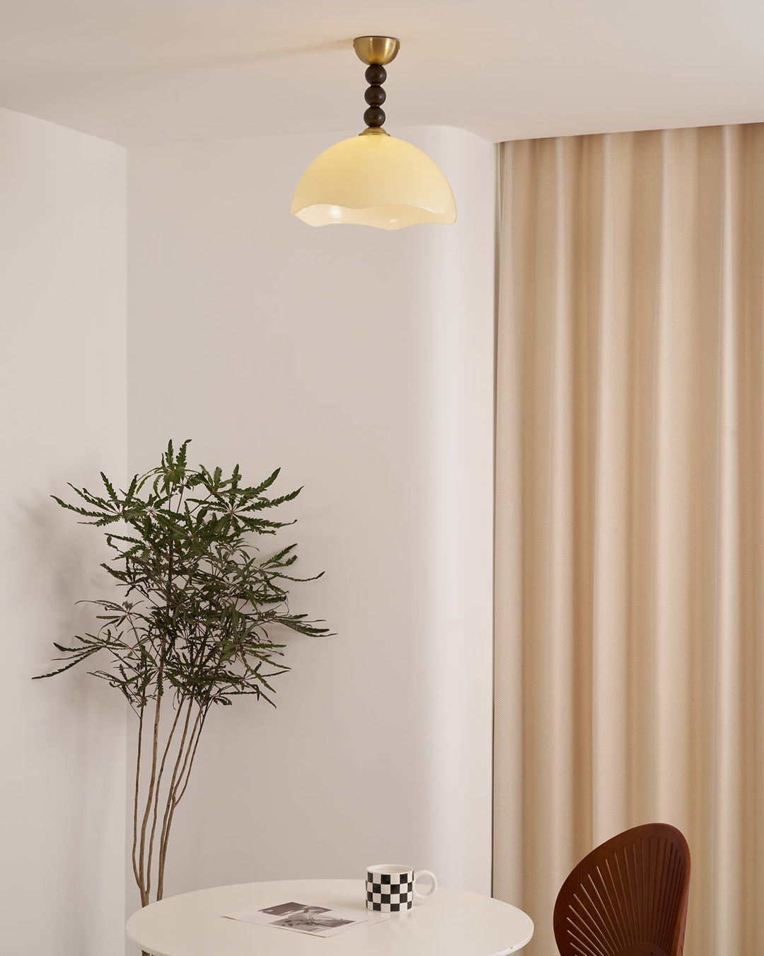 Syraeia Plafonnier Art Nordique en Verre Coral - Neutralighting
