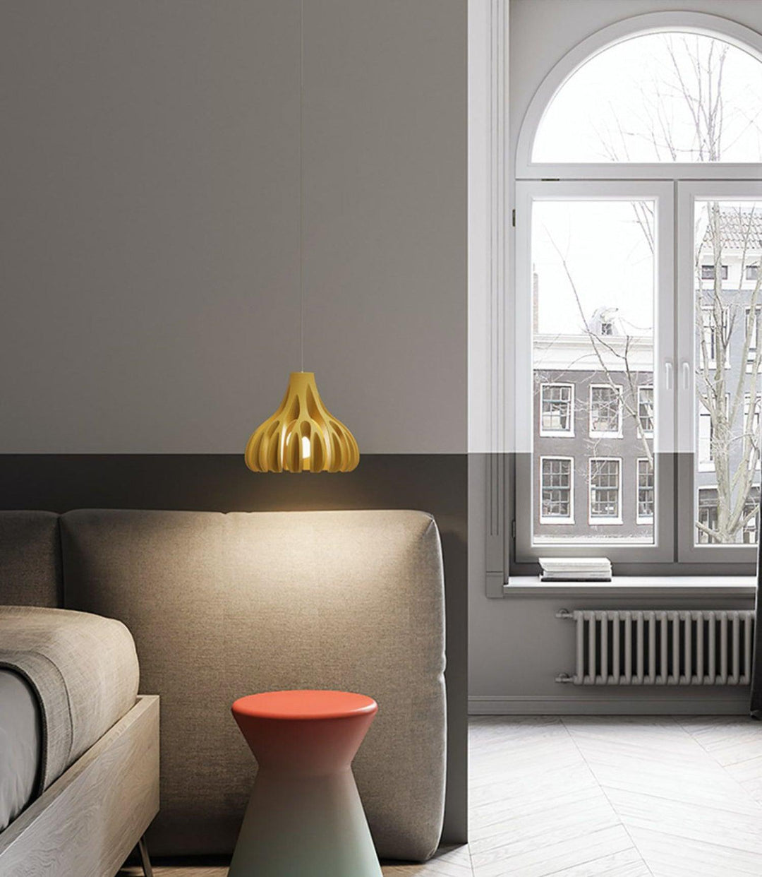 Coral Suspension en Résine Pétale - Neutralighting