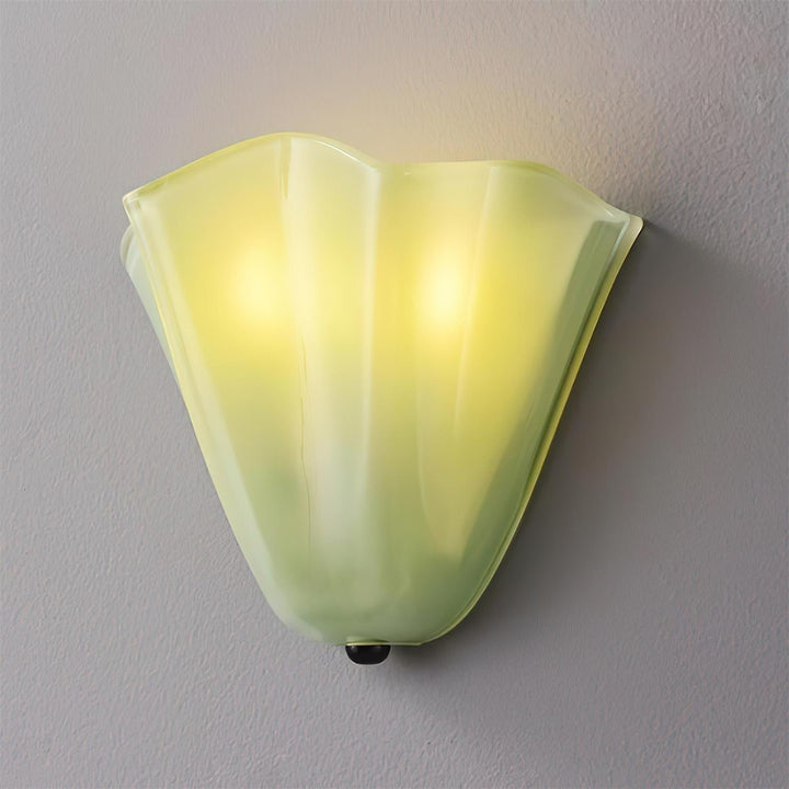 Corala Applique Murale Verre Pastel Forme Ventilateur - Neutralighting
