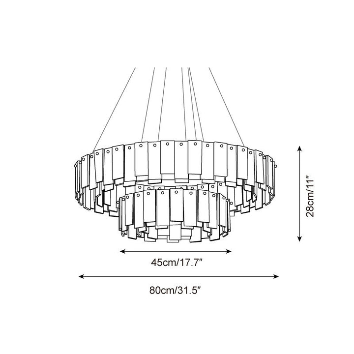 Corbett Lustre en Verre Luxe - Neutralighting
