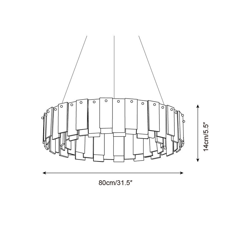 Corbett Lustre en Verre Luxe - Neutralighting