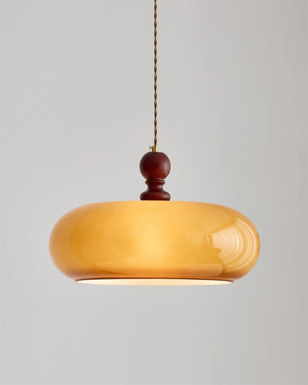 Eldom Suspension avec Abat-Jour en Verre Ambre - Neutralighting