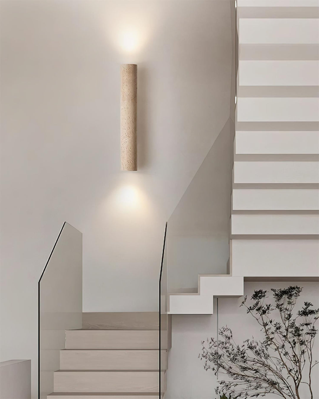Lunaro Applique Murale Travertin Grande Minimaliste - Neutralighting