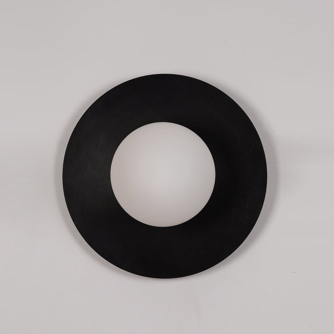 Haze Lampe Murale Ronde En Métal Et Verre Minimaliste Moderne - Neutralighting