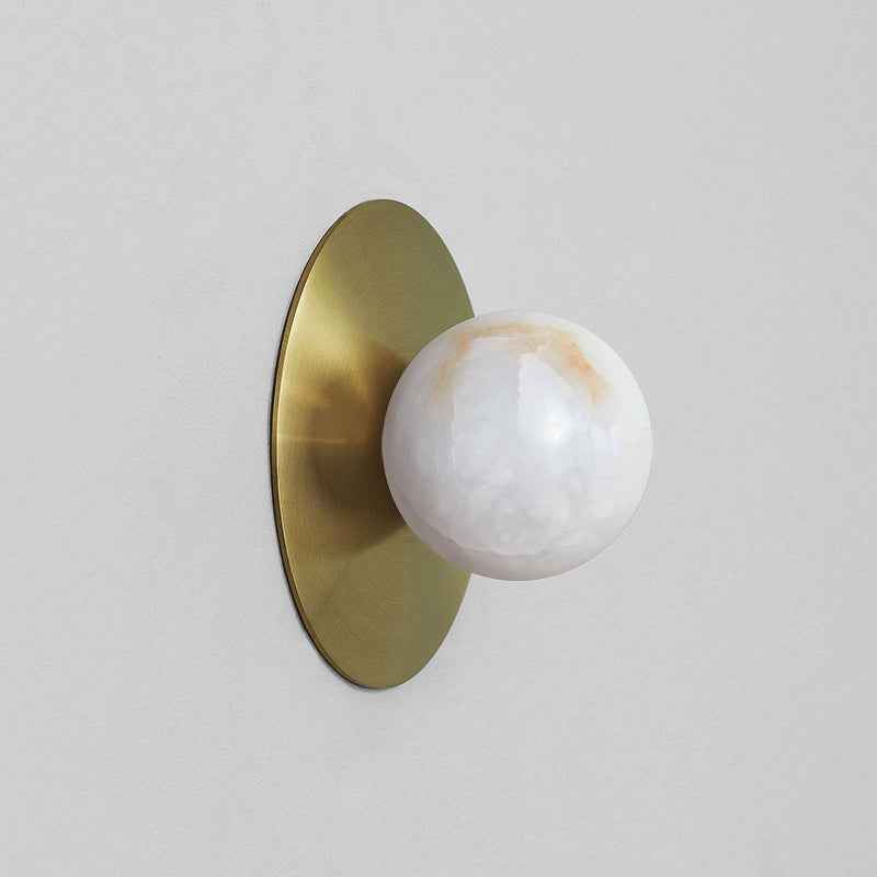 Lampe Glow en Laiton – Design Contemporain
