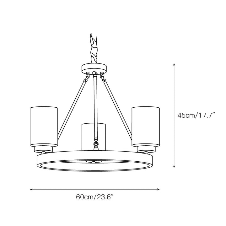 Illume Lustre Métal Laiton Verre Luxe Postmoderne - Neutralighting
