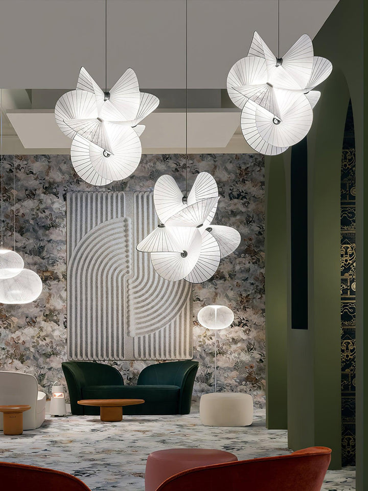 Solarare Suspension artistique en tissu - Neutralighting