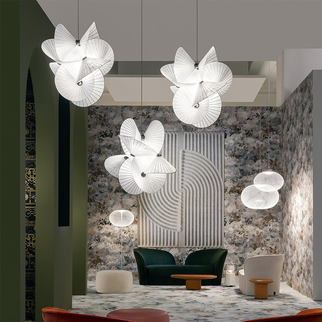 Solarare Suspension artistique en tissu - Neutralighting