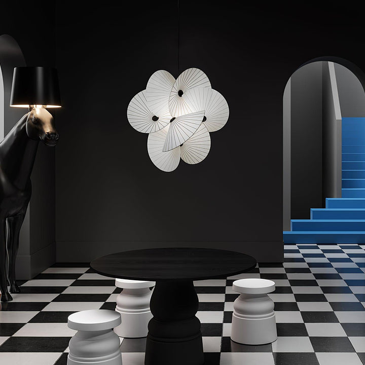 Solarare Suspension artistique en tissu - Neutralighting