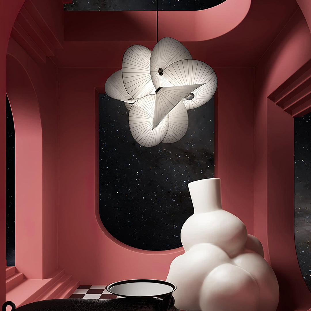 Solarare Suspension artistique en tissu - Neutralighting