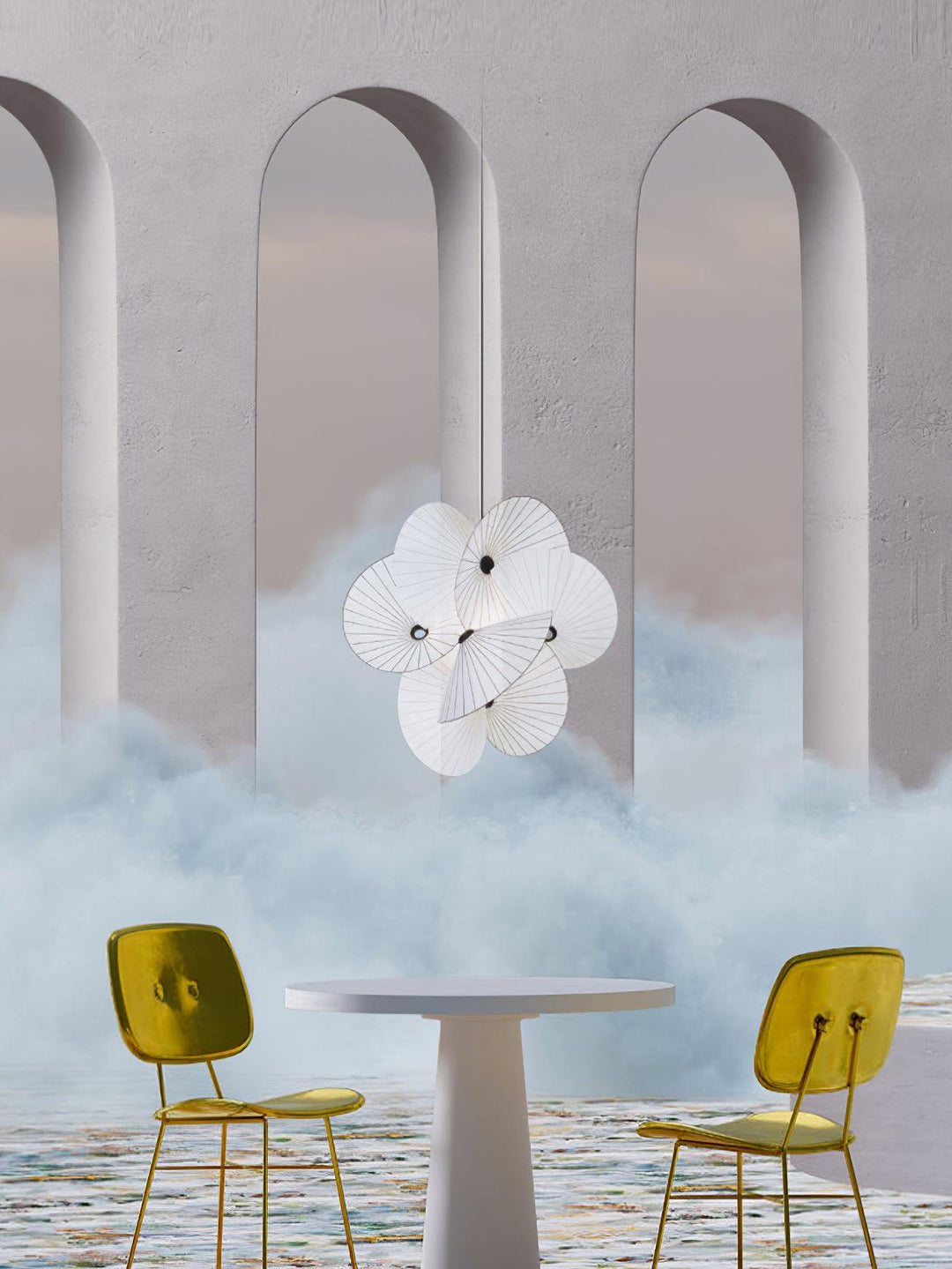 Solarare Suspension artistique en tissu - Neutralighting