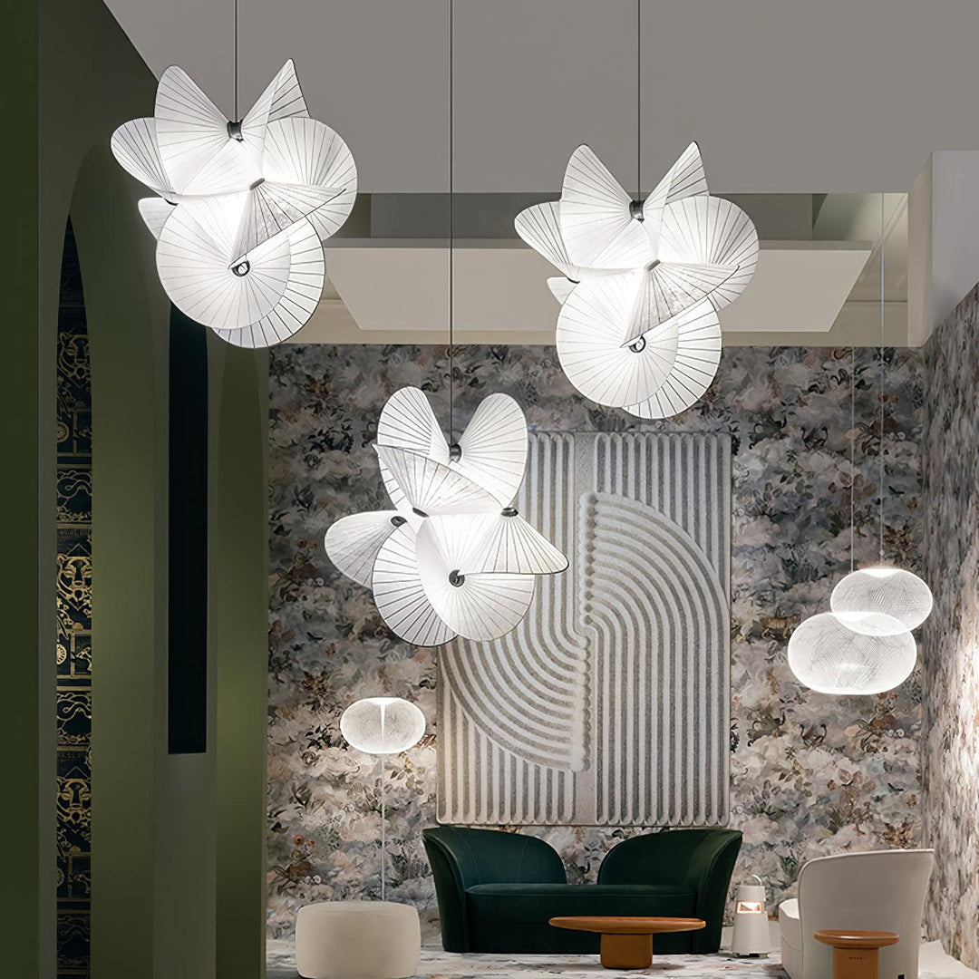 Solarare Suspension artistique en tissu - Neutralighting