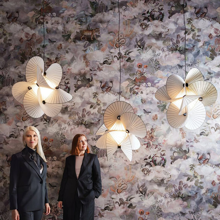 Solarare Suspension artistique en tissu - Neutralighting