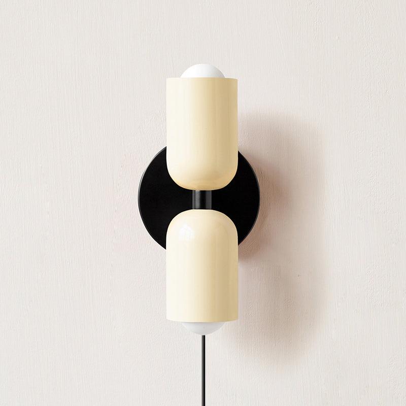 Lustra Wall Lamp Green Black Minimalist Plug-In - Neutralighting