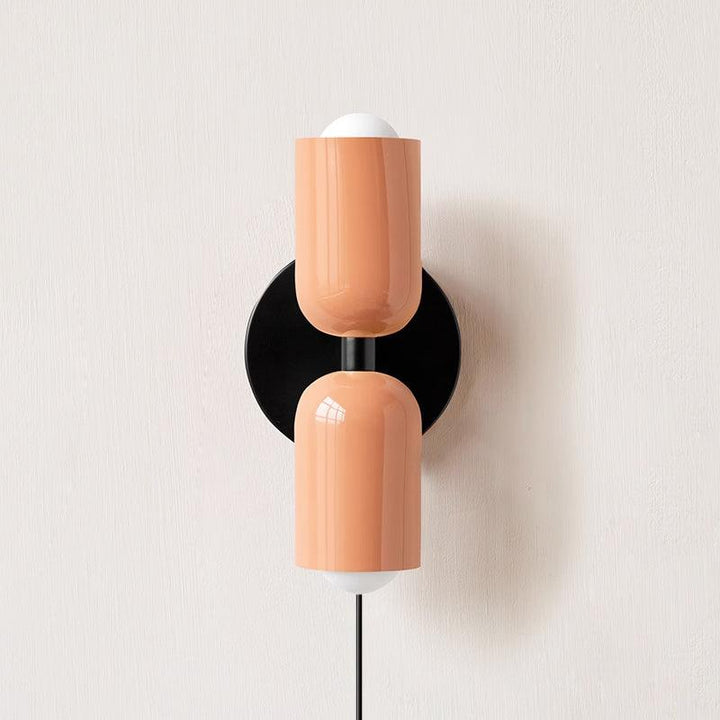 Lustra Wall Lamp Green Black Minimalist Plug-In - Neutralighting