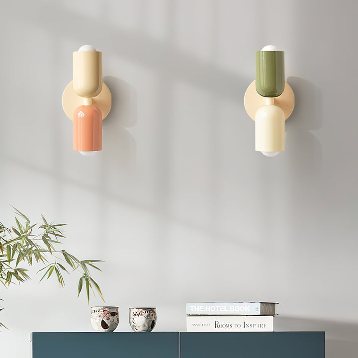 Lustra Wall Lamp Green Black Minimalist Plug-In - Neutralighting