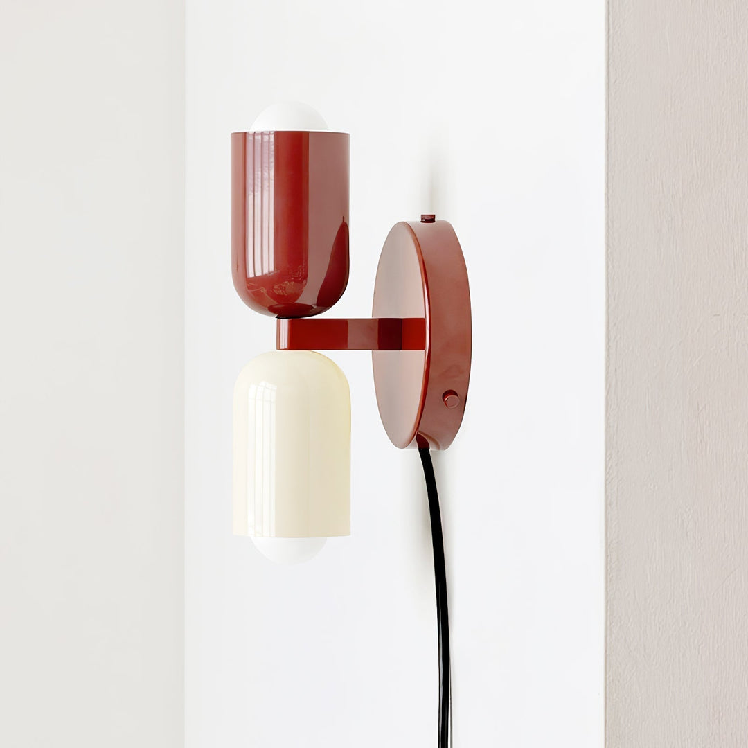 Lustra Wall Lamp Green Black Minimalist Plug-In - Neutralighting