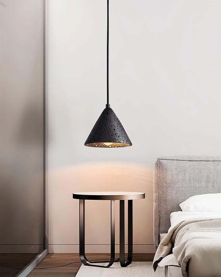 Lava Lampe Pendante Moderne en Travertin - Neutralighting