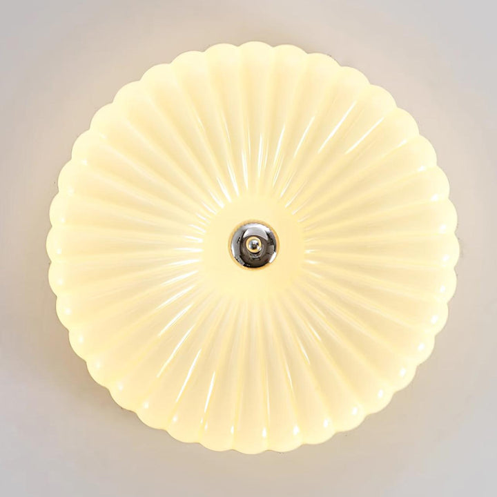 Mivone Plafonnier encastré en verre crème - Neutralighting