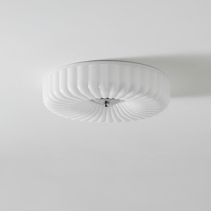 Mivone Plafonnier encastré en verre crème - Neutralighting