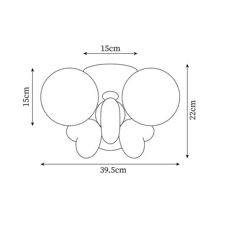 Nica Lustre Plafonnier Crème Élégant Lueur Douce - Neutralighting