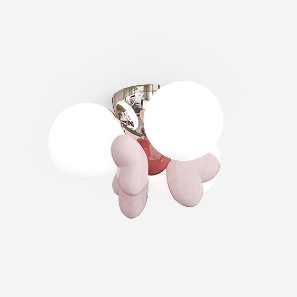 Nica Plafonnier Crème Globe Groupe Moderne Chambre - Neutralighting
