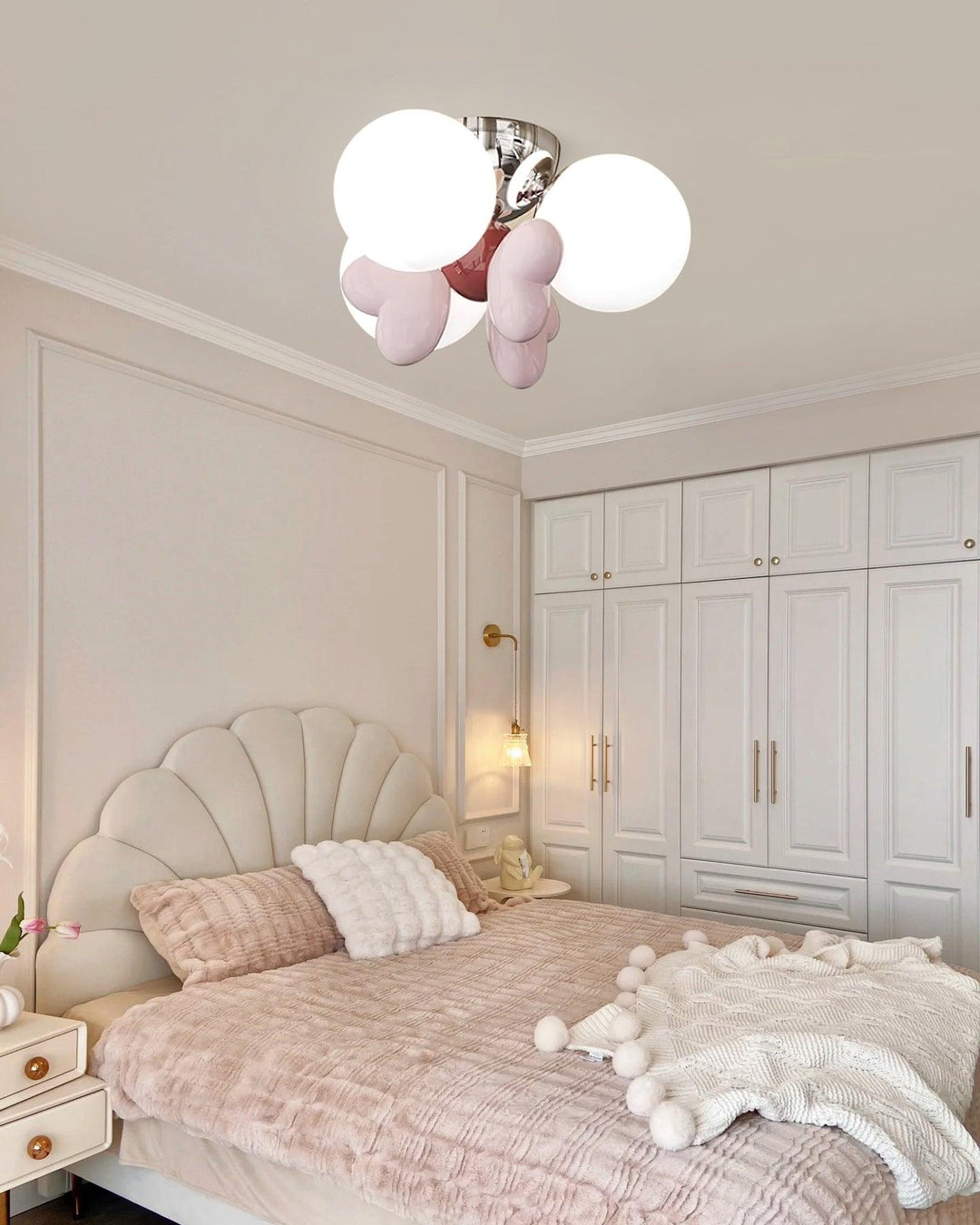 Nica Lustre Plafonnier Crème Élégant Lueur Douce - Neutralighting