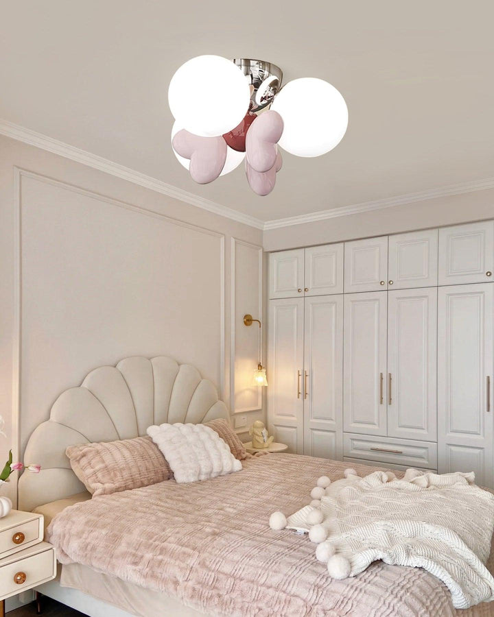 Nica Lustre Plafonnier Crème Élégant Lueur Douce - Neutralighting
