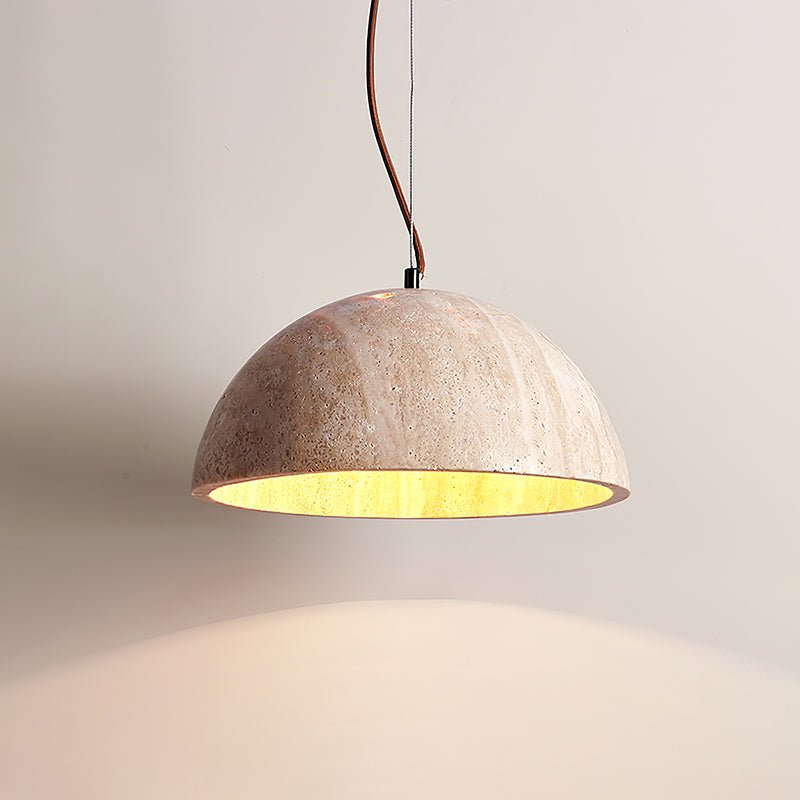Avdoraris Suspension en Travertin Forme de Dôme - Neutralighting