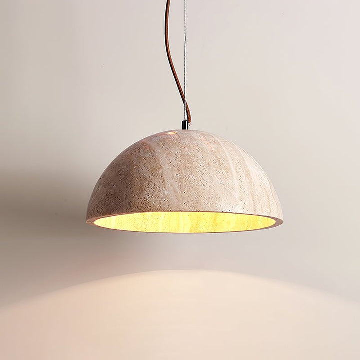 Avdoraris Suspension en Travertin Forme de Dôme - Neutralighting