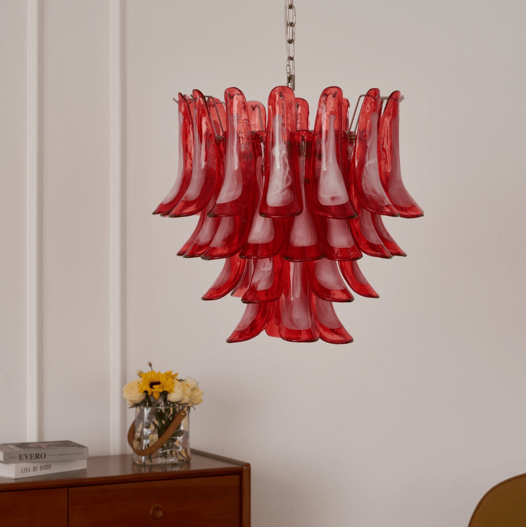 Aurora Chandelier en Verre Vintage - Neutralighting