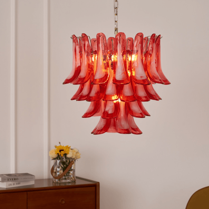 Aurora Chandelier en Verre Vintage - Neutralighting