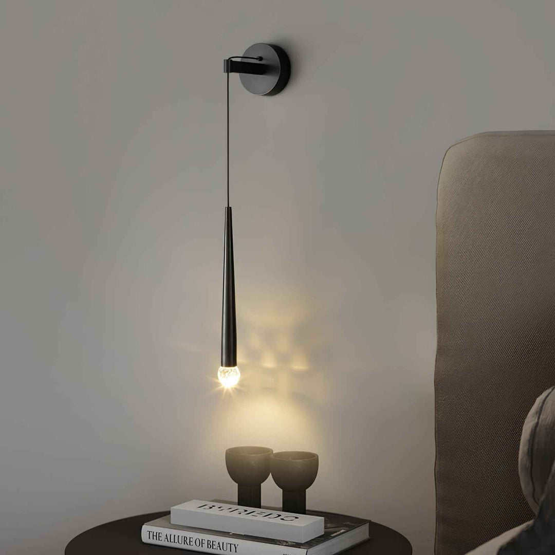 Verre 10cm Noir LED