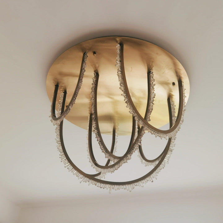 Crystal Lampe Plafonnier Cristal Corde à Créativité Individuelle - Neutralighting