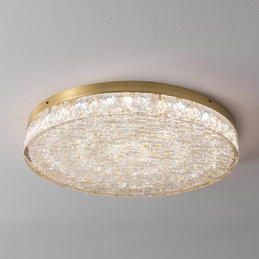 Zemara Plafonnier en Résine Cristal Luxe - Neutralighting