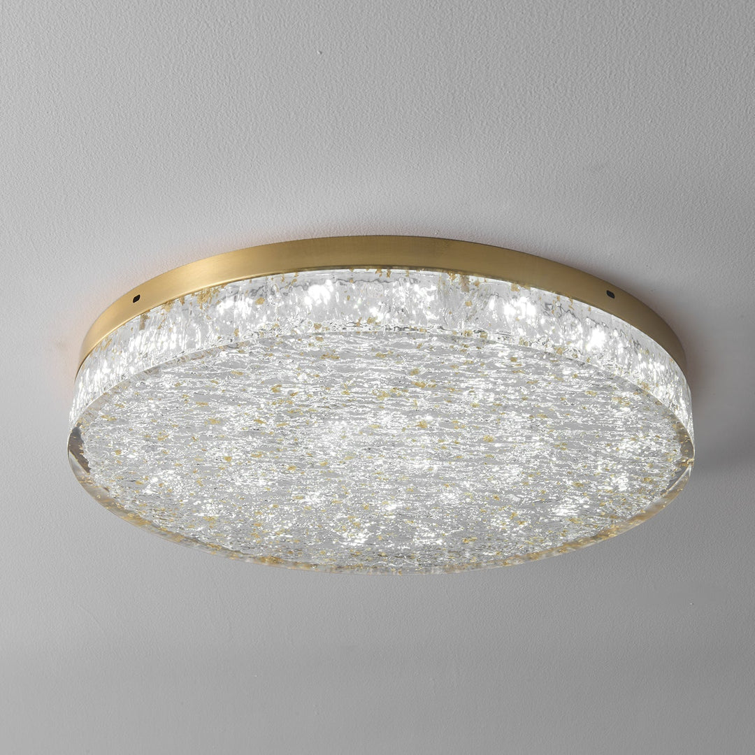 Zemara Plafonnier en Résine Cristal Luxe - Neutralighting