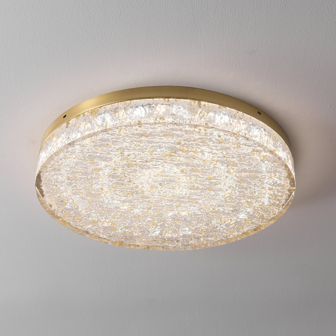 Zemara Plafonnier en Résine Cristal Luxe - Neutralighting
