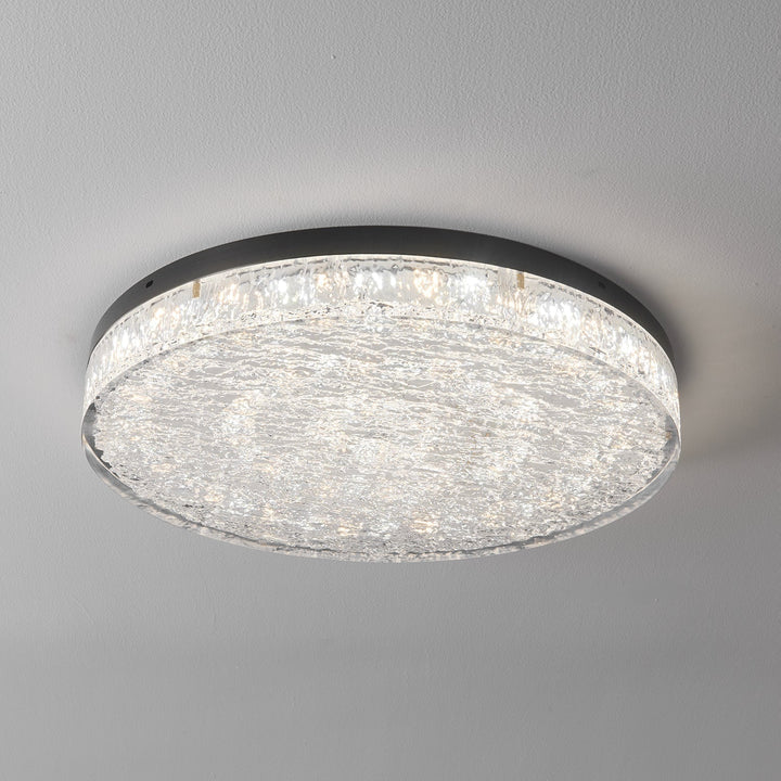 Zemara Plafonnier en Résine Cristal Luxe - Neutralighting